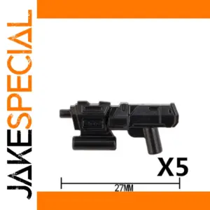 Military Minifigure Accessory Firearm Set of 5