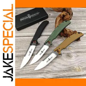 D2 Blade Folding Pocket Knife with G10 Handle