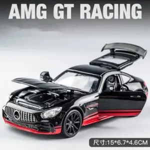1:32 Green Mercedes-AMG GT Diecast Model Car 20 cfeab8a153a6442a8fc22d63 upscaled