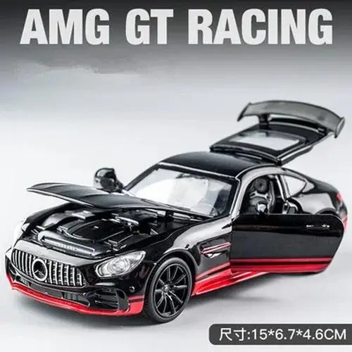 1:32 Green Mercedes-AMG GT Diecast Model Car 10 1:32 Green Mercedes-AMG GT Diecast Model Car - Image 10