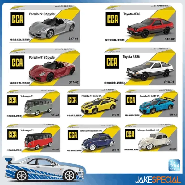 CCA 1:64 Scale Red Mustang GT 2018 Model - Image 2