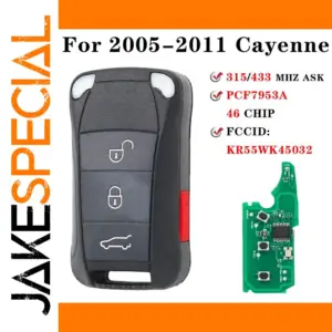Porsche Cayenne Keyless Entry Flip Remote Fob