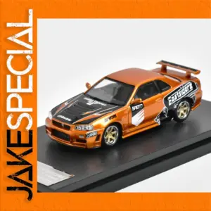 SW STREET WARRIOR 1:64 GTR R34 Diecast Model
