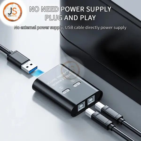 USB Printer Splitter with KVM Switching
