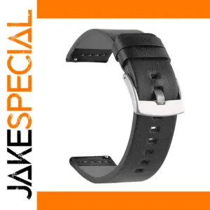 Vintage Black Leather Watch Strap 18mm 20mm 22mm 24mm