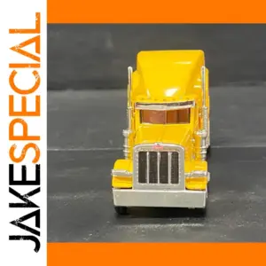 Diecast Peterbilt 389 Yellow Truck Model 1:87