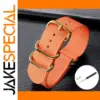 Vibrant Orange Nylon Watch Band for Men and Women