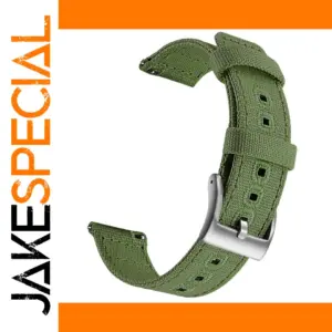 SAMCO Canvas Watch Band for 20mm/22mm Watches