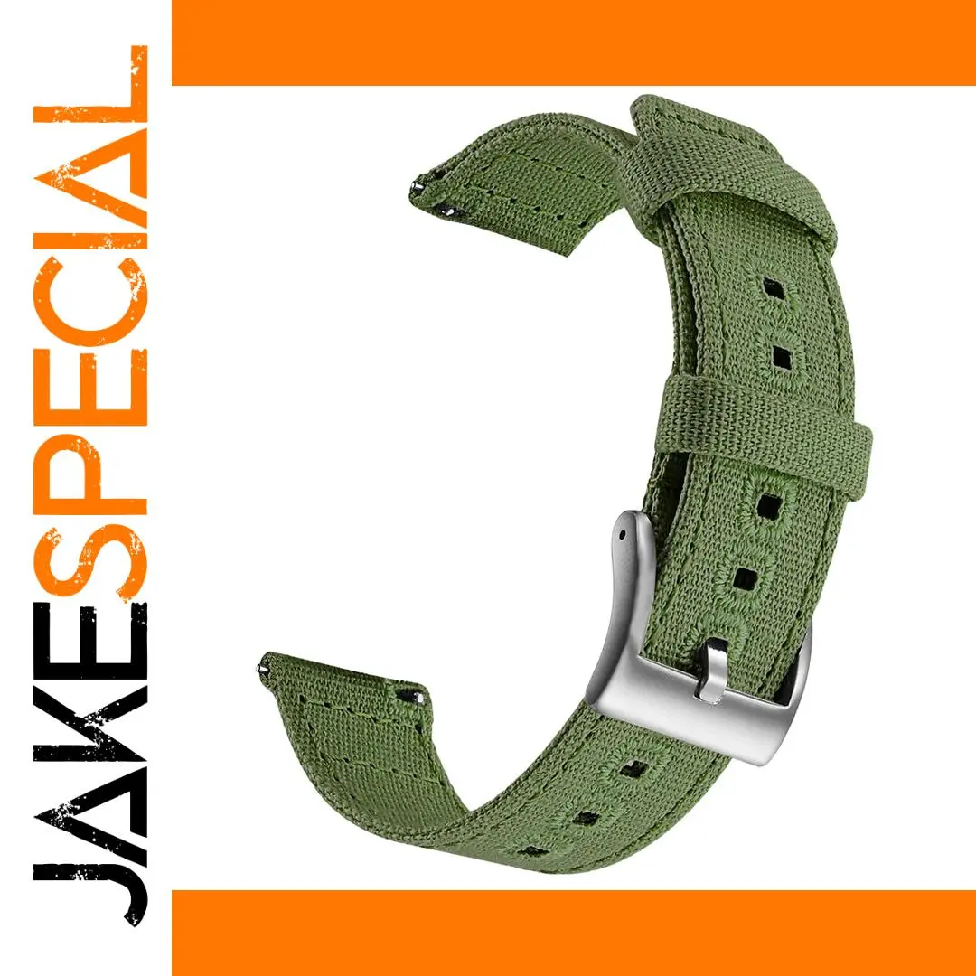 SAMCO Canvas Watch Band for 20mm/22mm Watches 1 SAMCO Canvas Watch Band for 20mm/22mm Watches