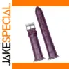 Premium Purple Leather Strap for Apple Watch