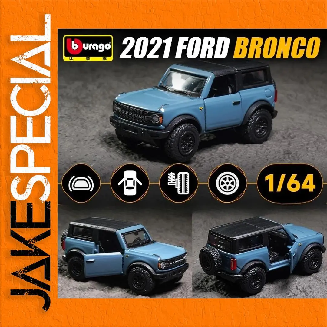 1/64 Scale Diecast Model 2021 Ford Bronco SUV 1 1/64 Scale Diecast Model 2021 Ford Bronco SUV