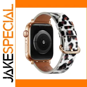 Leopard Leather Band for Apple Watch 38-49mm