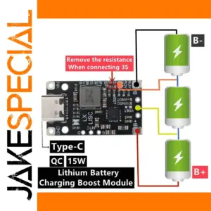 2S 3S Type-C USB BMS Charging Module 15W