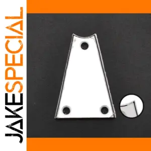 3 Ply Triangle Guitar Truss Rod Cover White