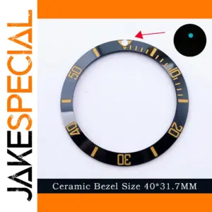 GMT Divers Watch Bezel Insert 40mm Blue-Green