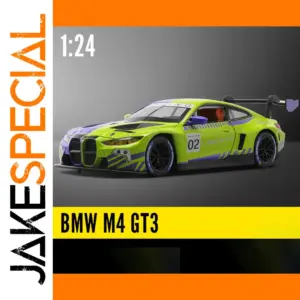 1:24 BMW M4 GT3 Green Diecast Sports Car Model