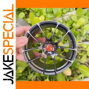 Metallic Gray Aluminum Alloy Wheel Model 100mm