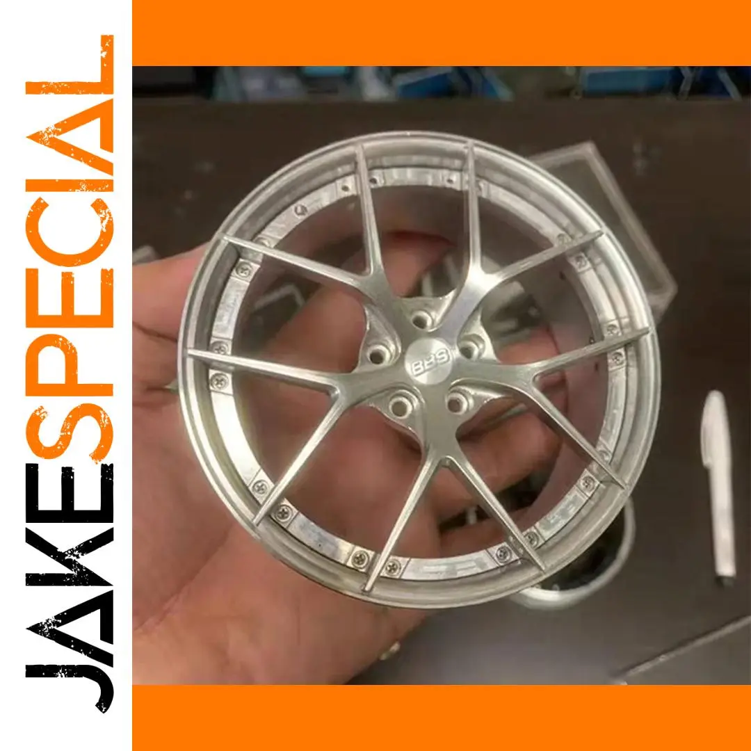 1/5 Scale Metallic BBS Wheel Model 100mm 1 1/5 Scale Metallic BBS Wheel Model 100mm