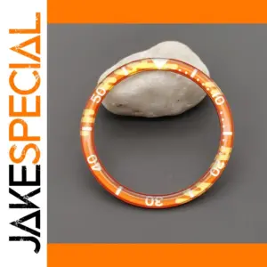 39mm Orange Flat Bezel Insert for SKX 6105 6309
