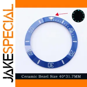 Blue-Green 40mm Ceramic GMT Bezel Replacement