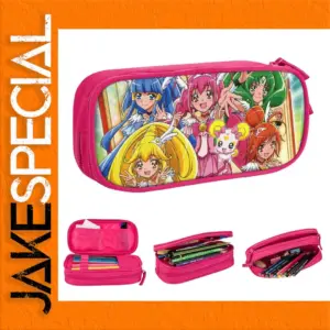 Smile Precure Anime Pencil Case in Pink