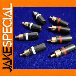 RCA Lotus Plug Audio Connector Bundle
