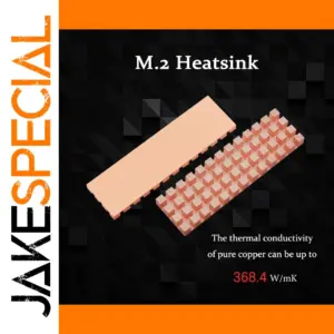 M.2 Heatsink with 386.4 W/m.k Thermal Conductivity