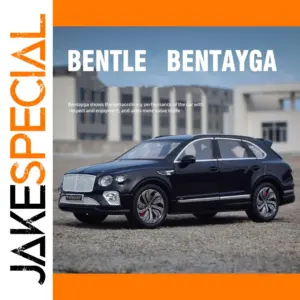 1:24 Scale Black Bentley Bentayga Diecast Model