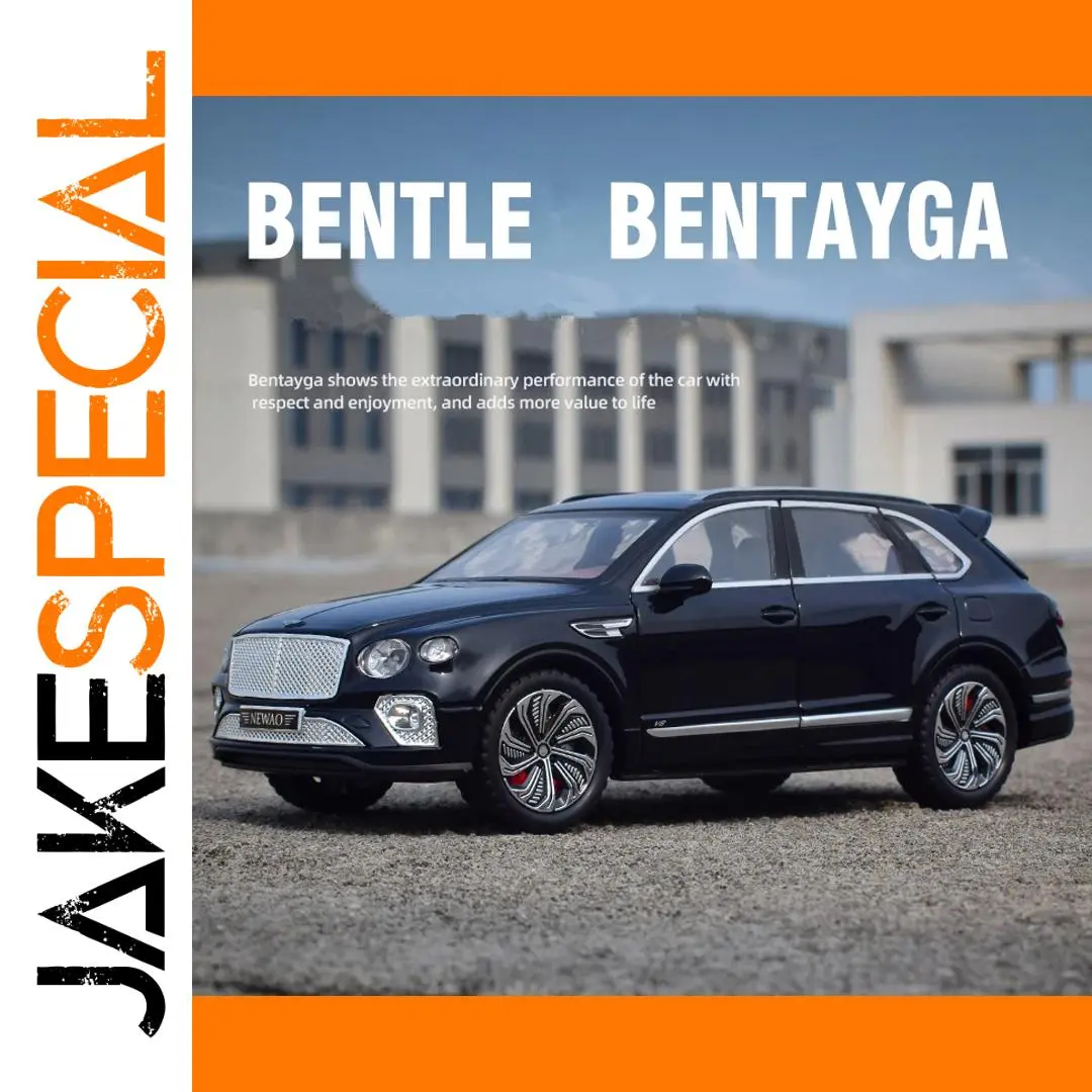 1:24 Scale Black Bentley Bentayga Diecast Model 1 1:24 Scale Black Bentley Bentayga Diecast Model