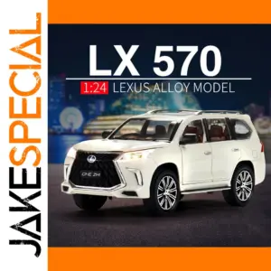 1:24 Lexus LX570 White Diecast Car Model