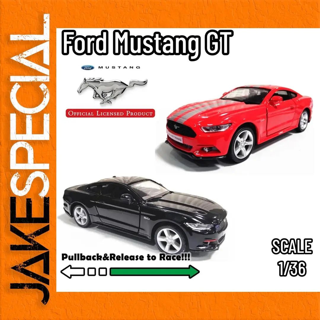 1:36 Scale Ford Mustang GT Diecast Model 1 1:36 Scale Ford Mustang GT Diecast Model
