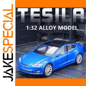 1:32 Scale Blue Tesla Model S Diecast Car