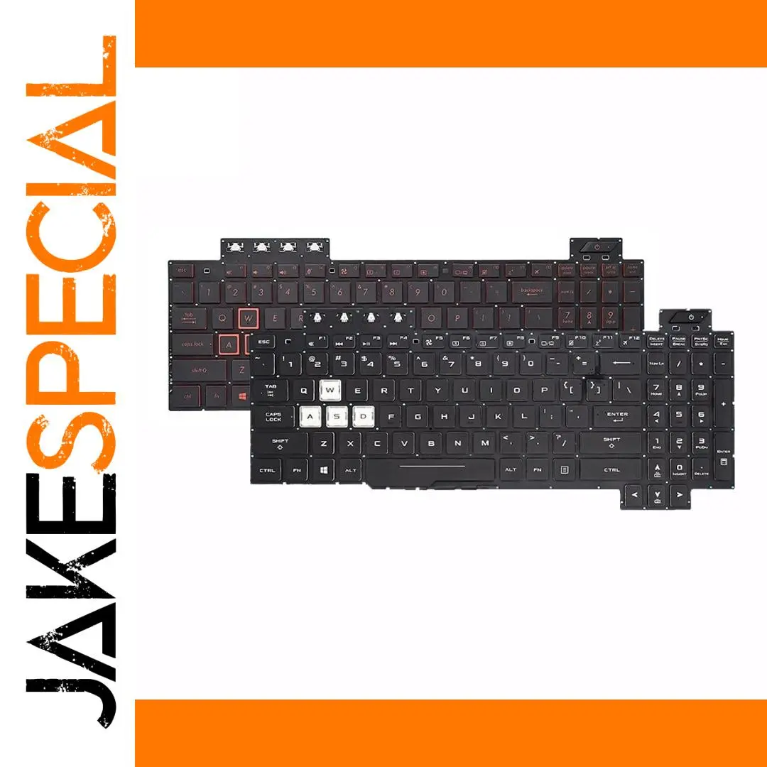 ASUS Flying Fortress Replacement Keyboard Black Red 1 ASUS Flying Fortress Replacement Keyboard Black Red