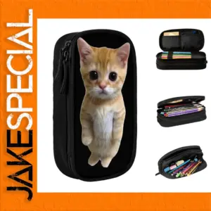 Cute El Gato Orange Tabby Pencil Case