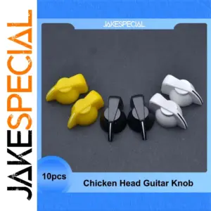 10-Piece Guitar Amplifier Effect Pedal Knob Set