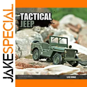 1/43 Scale Jeep Willys Military Model Car