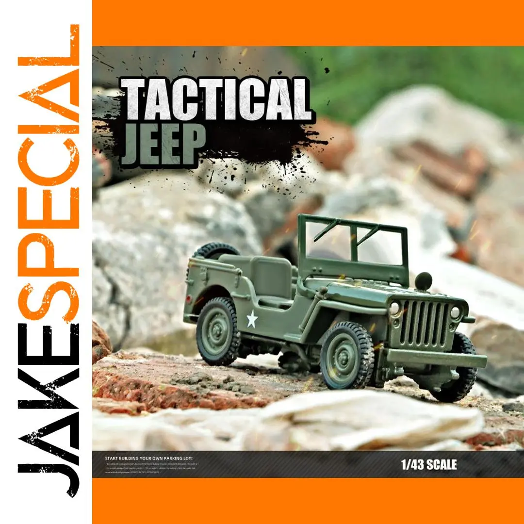 1/43 Scale Jeep Willys Military Model Car 1 1/43 Scale Jeep Willys Military Model Car