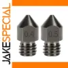 2pcs MK8 Hardened Steel Nozzles for 3D Printer