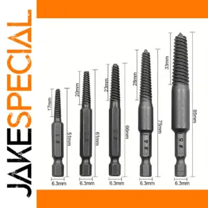 5pcs Screw Extractor Drill Bit Set