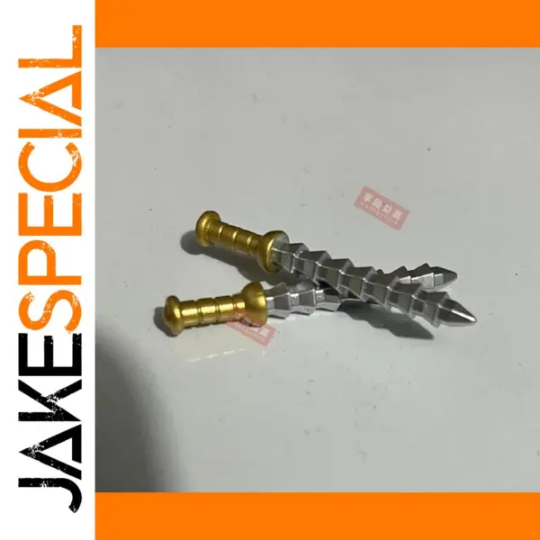 Miniature Swords Set with Gold Handles