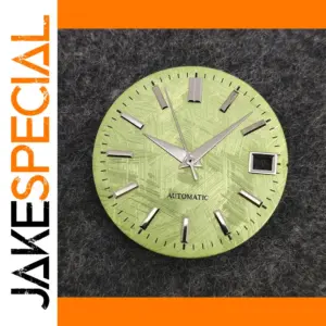 28.5mm Green Chaotic Texture Watch Dial for NH35 NH36