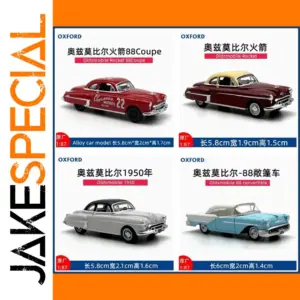 Diecast Oldsmobile Rocket 88 Model 1:87 Scale
