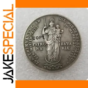 1855 German States Coin Replica for Collectors