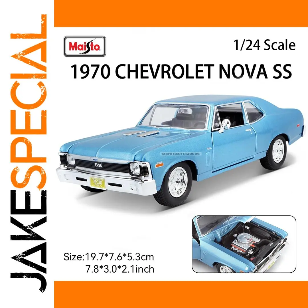 Maisto 1:24 Scale 1970 Chevrolet NOVA SS Model 1 Maisto 1:24 Scale 1970 Chevrolet NOVA SS Model