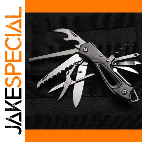 Outdoor Multi-Tool Swiss Knife with Scissors