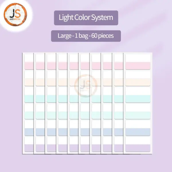 Self-Adhesive Sticky Notes Set in Pastel Colors - Image 10