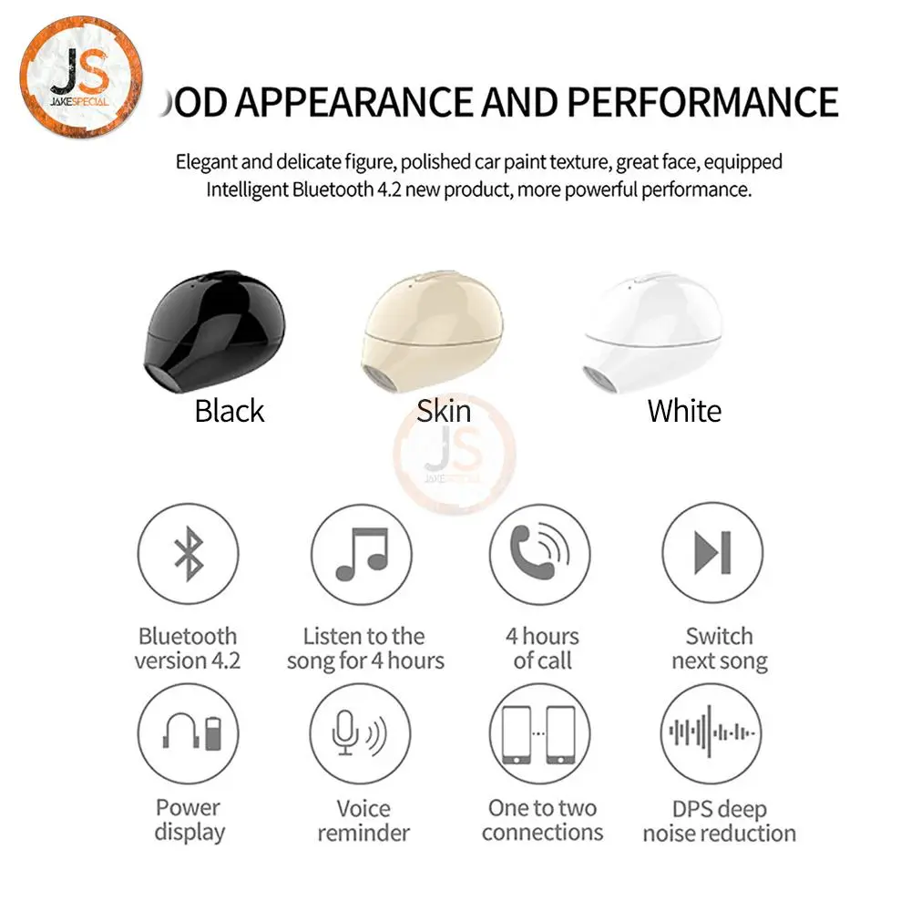 X20 Ultra Mini Wireless Earphone Bluetooth 6 X20 Ultra Mini Wireless Earphone Bluetooth - Image 6