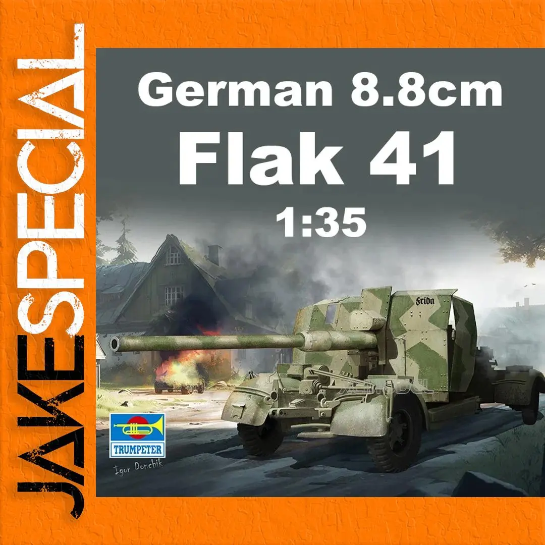 Flak 41 88mm Anti Aircraft Gun Model Kit 1 Flak 41 88mm Anti Aircraft Gun Model Kit