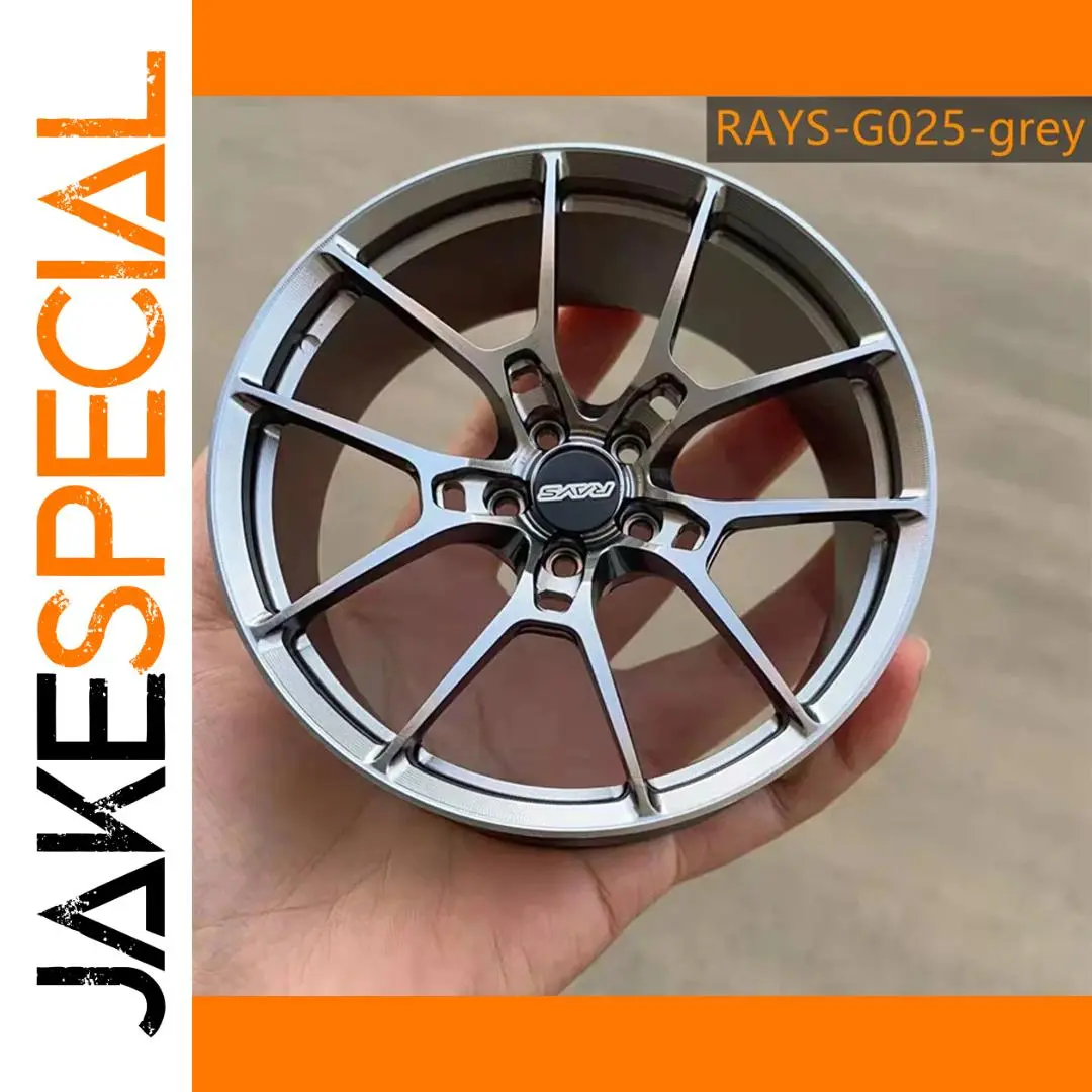1/5 Scale RAYS-G025 Grey Metal Car Wheel 1 1/5 Scale RAYS-G025 Grey Metal Car Wheel
