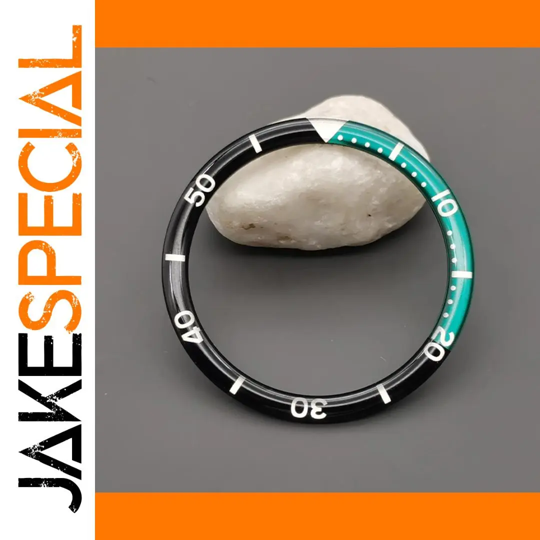 39mm Black Turquoise Bezel Insert for SKX 6105 6309 1 39mm Black Turquoise Bezel Insert for SKX 6105 6309